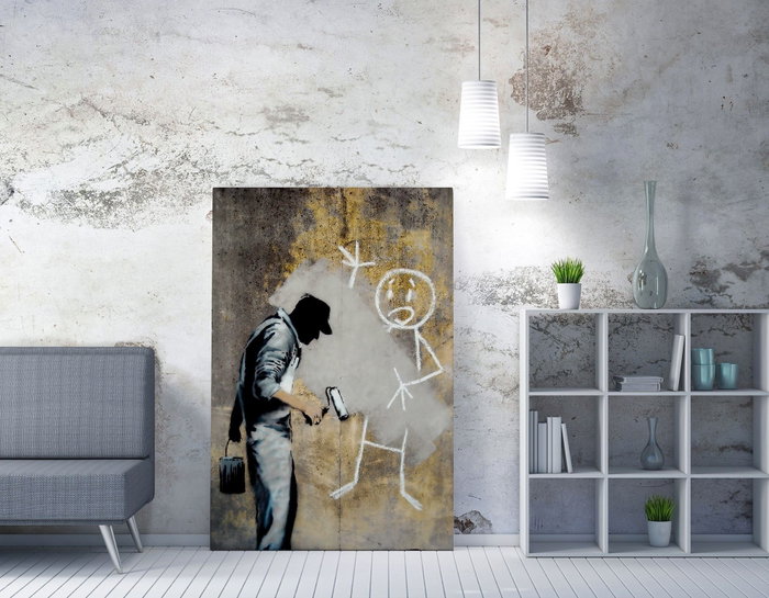 Wallity Lienzo Decorativo Banksy WY121 70 x 100 cm Wallity Lienzo Decorativo Banksy WY121 70 x 100 cm